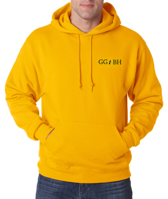Hoodie Pullover Yellow GGBH Adult unisex