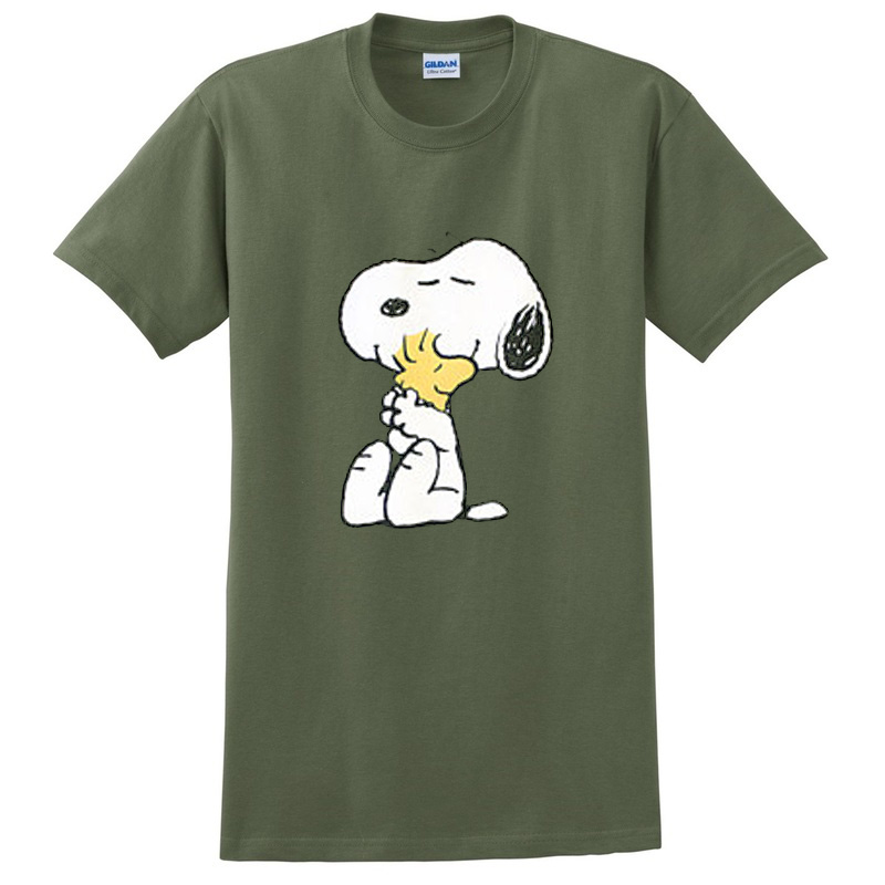 Snoopy Green Army T Shirt