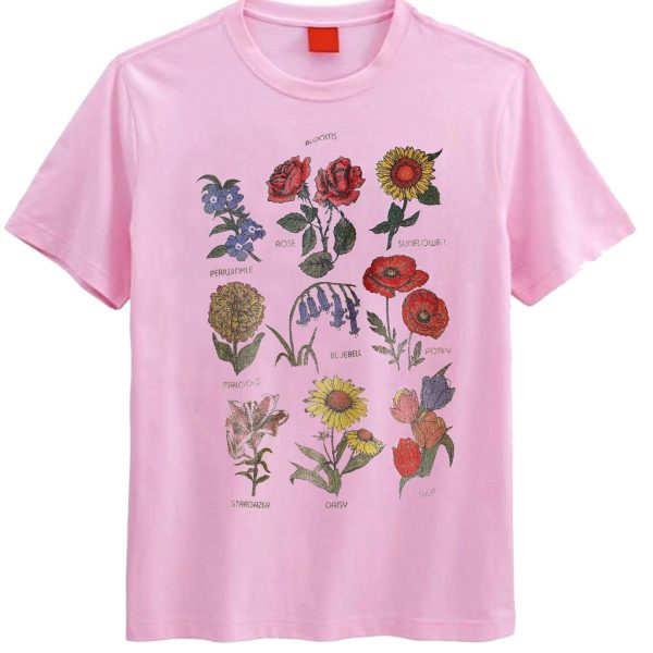 Blooms Flower T Shirt