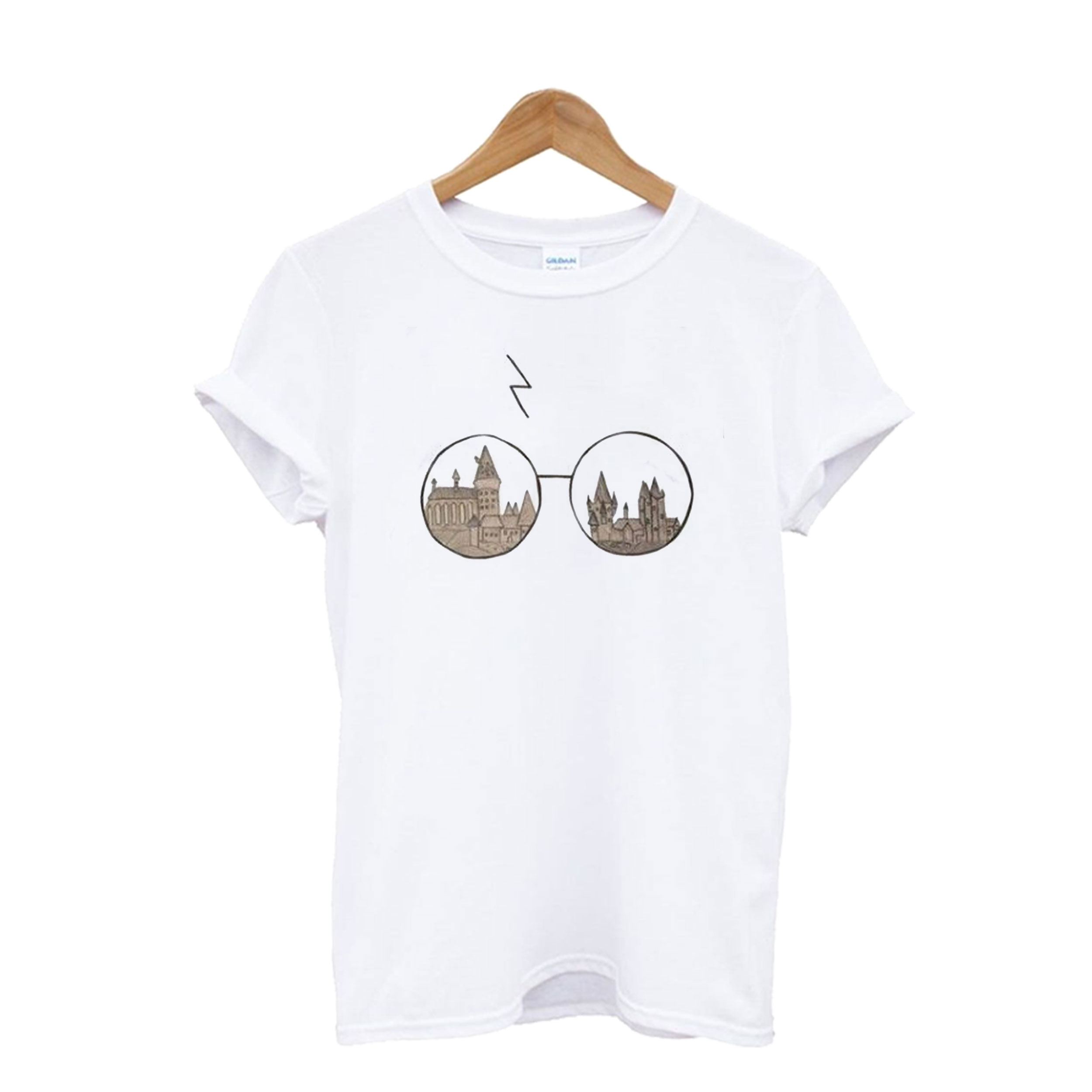 Hogwarts Glasses Harry Potter T Shirt